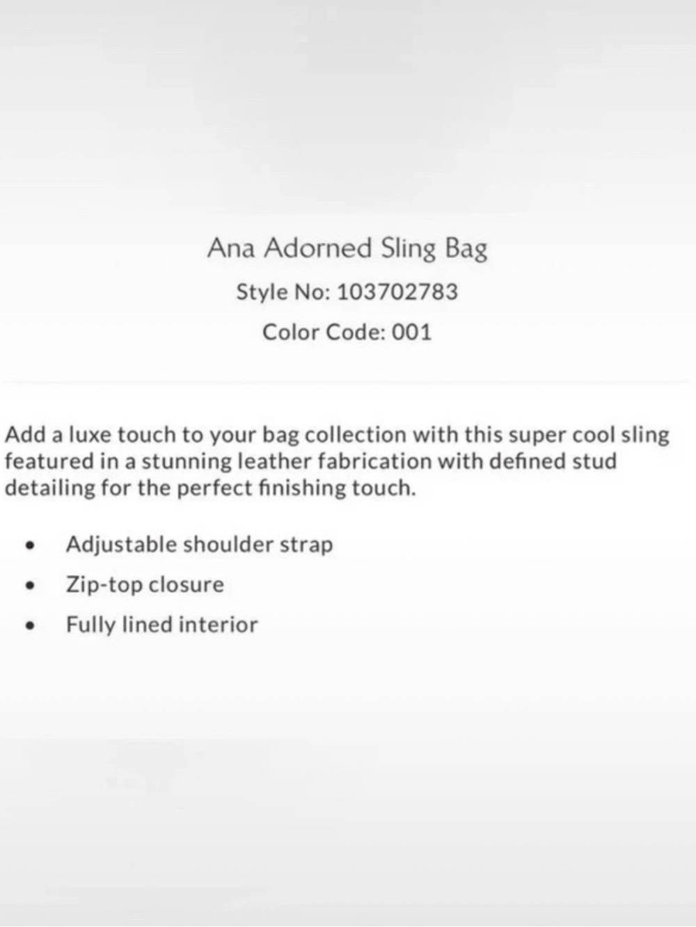 Free People Ana Adorned Sling Bag NWT - Picture 2 of 8